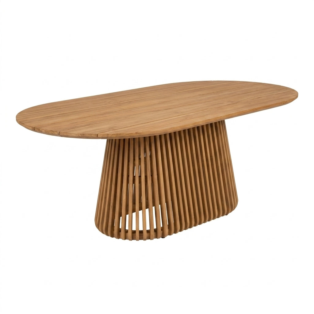 Palazzo Teak Oval Dining Table —  87"