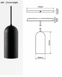 Sera Slot Pendant size 3