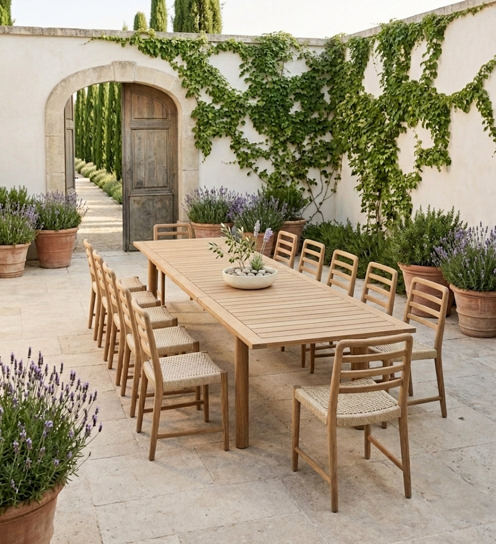 VEGA Extendable Teak Dining Table  — 98" - 138"